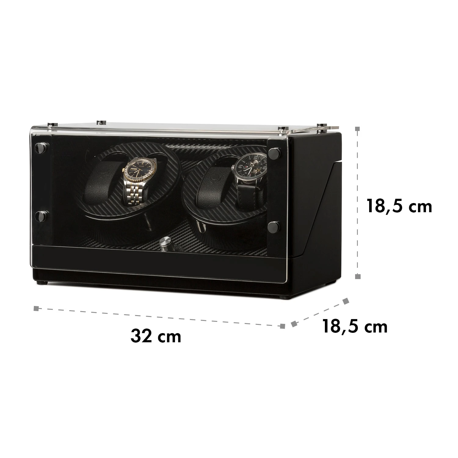 CA2PM Uhrenbeweger Für 4 Uhren Karbon-Optik 9 CA2PM Uhrenbeweger Für 4 Uhren Karbon-Optik – Bild 7