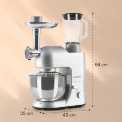 Lucia Küchenmaschine 3-in-1 2000 W / 2,7 PS 5 Ltr Edelstahl BPA-frei -Heimladen 10006255 yy 0008 logo