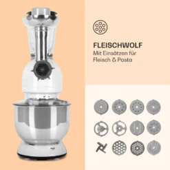 Lucia Küchenmaschine 3-in-1 2000 W / 2,7 PS 5 Ltr Edelstahl BPA-frei -Heimladen 10008236 de 0005 logo