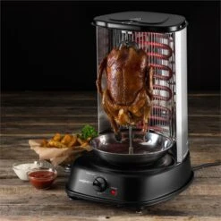 Kebap Master Vertikalgrill 1800W Schwarz Inkl. Spieß Set -Heimladen 10009354 yy 0003 ambient oneConcept Kebap Master Vertikalgrill Schwarz neu