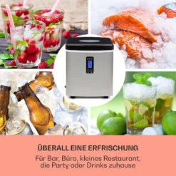 Mr. Black-Frost Eismaschine 150W Edelstahl Schwarz 15kg -Heimladen 10020109 de 0003 usp
