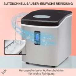 Mr. Black-Frost Eismaschine 150W Edelstahl Schwarz 15kg -Heimladen 10020109 de 0005 usp