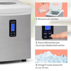 Mr. Silver-Frost Eismaschine 150W Edelstahl Weiß 15kg -Heimladen 10020110 de 0004 usp