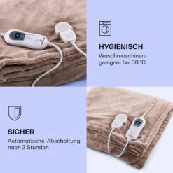 Dr. Watson XL Heizdecke 120 W 3 Stufen 180 X 130 Cm Bedienteil 10 Dr. Watson XL Heizdecke 120 W 3 Stufen 180 X 130 Cm Bedienteil -Heimladen 10024006 de 0004 logo