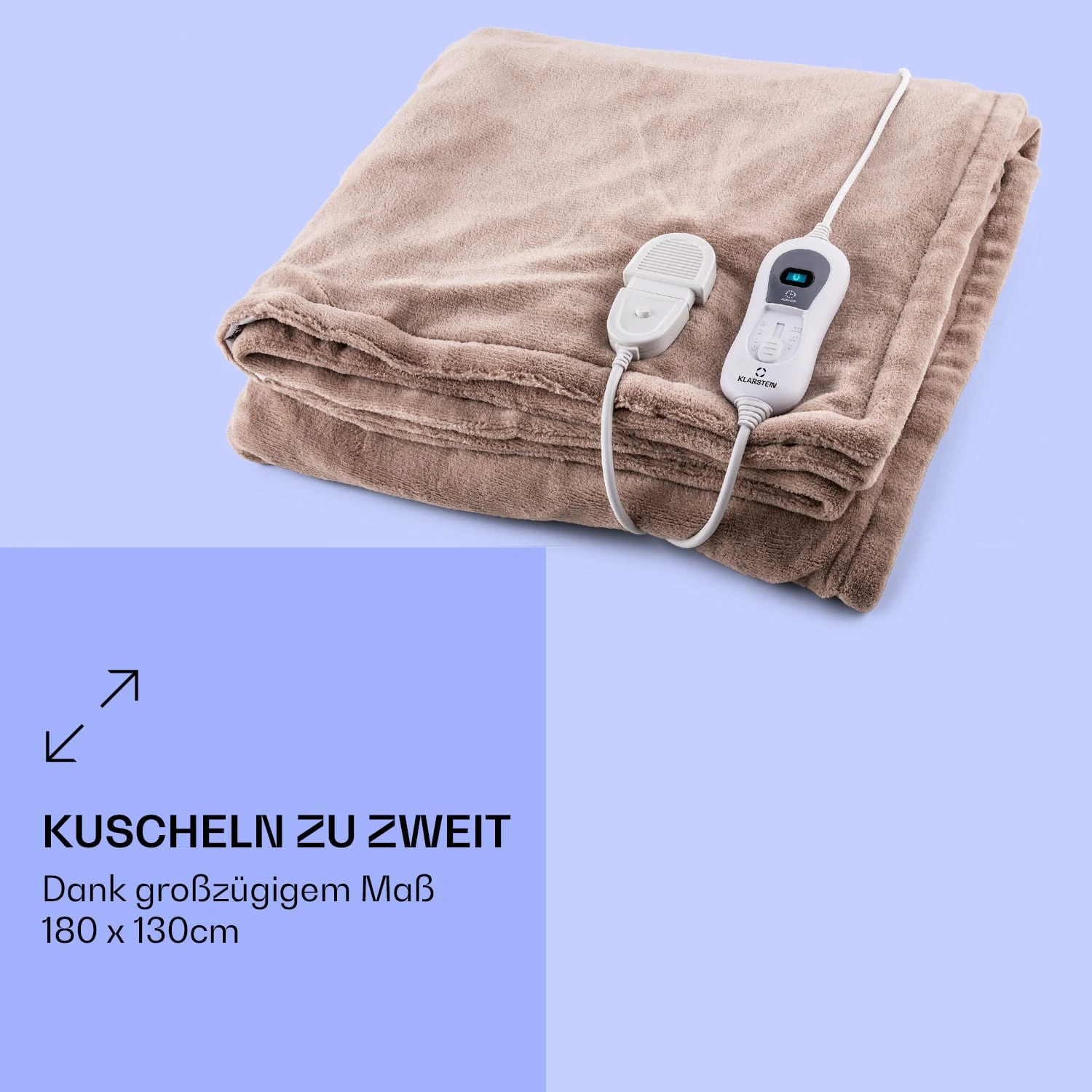 Dr. Watson XL Heizdecke 120 W 3 Stufen 180 X 130 Cm Bedienteil 7 Dr. Watson XL Heizdecke 120 W 3 Stufen 180 X 130 Cm Bedienteil – Bild 5