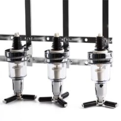 Hazlehov Quartett 4-fach Getränkespender Dosierer Wandmontage -Heimladen 10026800 yy 0005 titel oneConcept Hazlehov Quartett Getraenkespender