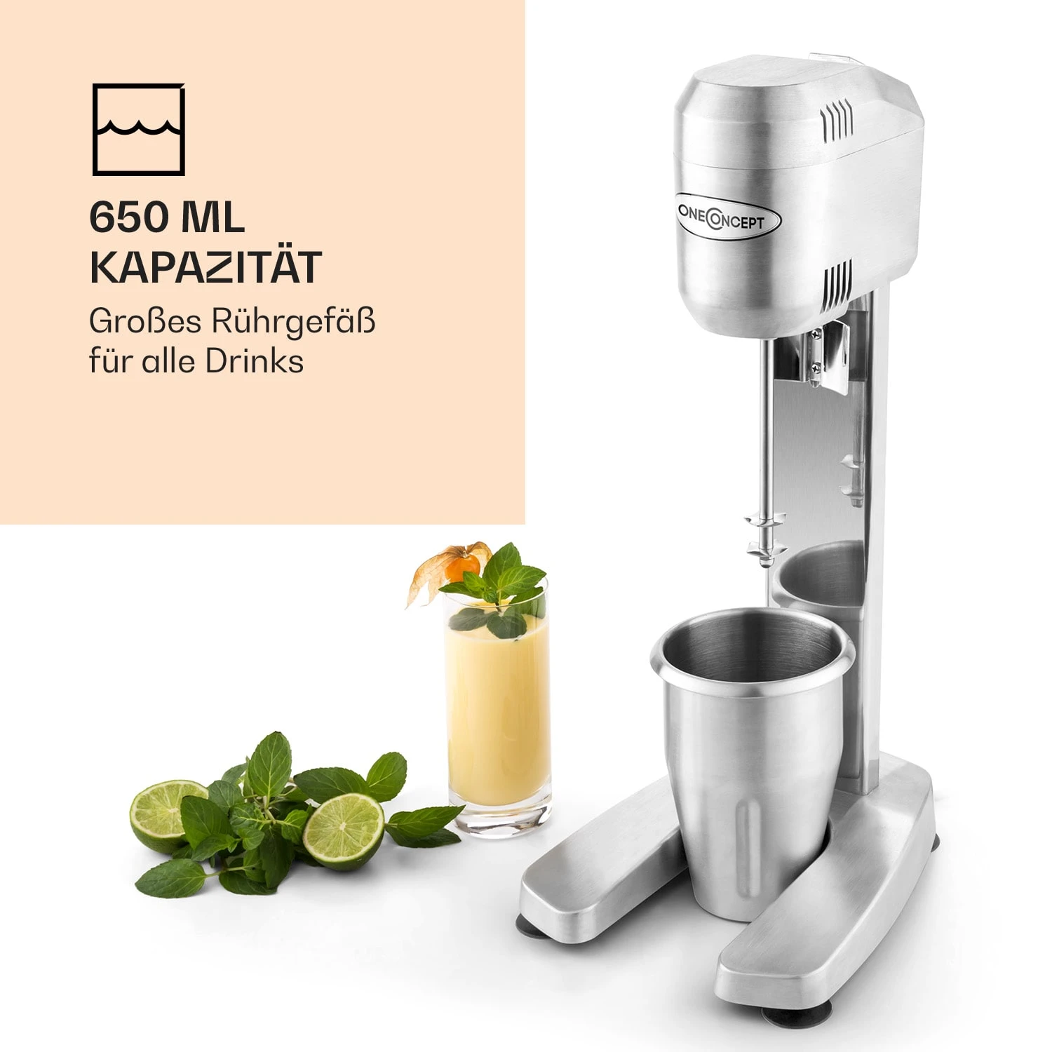 DM-B Drink Mixer Gastro-Barmixer 400W 16000 U/min 650ml 4 DM-B Drink Mixer Gastro-Barmixer 400W 16000 U/min 650ml – Bild 2