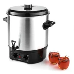 Biggie Einkochautomat Edelstahl 27 Liter 2000W Timer -Heimladen 10027587 yy 0008 titel Klarstein Biggie Einkochautomat