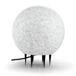 Shinestone L Kugelleuchte Außenleuchte Gartenlampe 40cm Steinoptik -Heimladen 10027664 yy 0003 titel Lightcraft Shinestone L Kugelleuchte