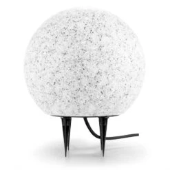 Shinestone M Kugelleuchte Außenleuchte Gartenlampe 30cm Steinoptik -Heimladen 10027666 yy 0003 titel Lightcraft Shinestone M Kugelleuchte