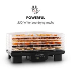 Bananarama Dörrautomat Schwarz 550W Trockner Dehydrator 6 Etagen 14 Bananarama Dörrautomat Schwarz 550W Trockner Dehydrator 6 Etagen -Heimladen 10027831 yy 0004 logo Klarstein Bananarama Doerrautomat schwarz reedit