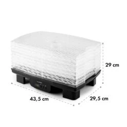 Bananarama Dörrautomat Schwarz 550W Trockner Dehydrator 6 Etagen 18 Bananarama Dörrautomat Schwarz 550W Trockner Dehydrator 6 Etagen -Heimladen 10027831 yy 0009 detail Klarstein Bananarama Doerrautomat schwarz reedit