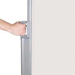 Bari 316 Seitenmarkise Seitenrollo 300x160cm Aluminium Creme -Heimladen 10028013 yy 0004 titel Blumfeldt Bari 316 Seitenmarkise