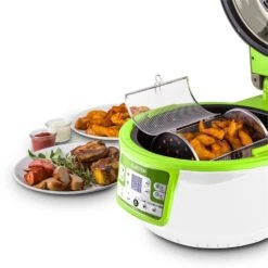 VitAir Turbo Heißluftfritteuse Grün-weiß 1400W Grillen Backen 9l -Heimladen 10028288 yy 0010 ambient klarstein vitair heissluft frieteuse