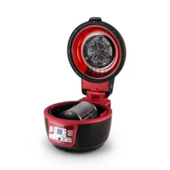 VitAir Turbo Heißluftfritteuse Rot-schwarz 1400W Grillen Backen 9l -Heimladen 10028289 yy 0007 titel Klarstein VitAir Heissluftfritteuse