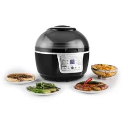 VitAir Turbo Heißluftfritteuse Grau-schwarz 1400W Grillen Backen 9l -Heimladen 10028290 yy 0003 ambient klarstein vitair heissluft frieteuse