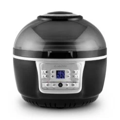 VitAir Turbo Heißluftfritteuse Grau-schwarz 1400W Grillen Backen 9l -Heimladen 10028290 yy 0005 titel Klarstein VitAir Heissluftfritteuse