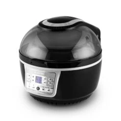 VitAir Turbo Heißluftfritteuse Grau-schwarz 1400W Grillen Backen 9l -Heimladen 10028290 yy 0007 titel Klarstein VitAir Heissluftfritteuse