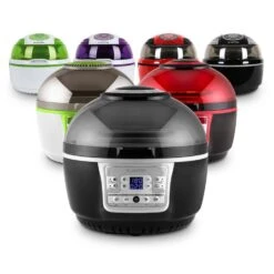 VitAir Turbo Heißluftfritteuse Grau-schwarz 1400W Grillen Backen 9l -Heimladen 10028290 yy 0012 variant