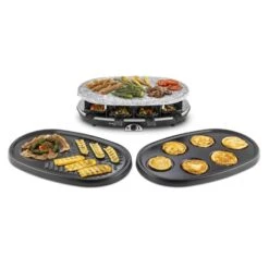All-U-Can-Grill Raclette 4-in-1 Pancake Crêpes Steinplatte 8 Personen -Heimladen 10028450 yy 0004 titel Klarstein All U Can Grill Raclettegrill 4in1