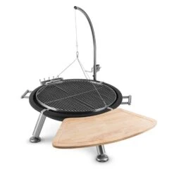 Turion Galgen-Schwenkgrill Feuerschale Ø80cm BBQ Seilzug Edelstahl -Heimladen 10028486 yy 0004 logo