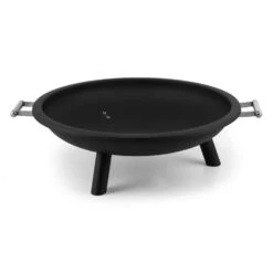 Trino Feuerschale Feuerkorb Terrassenofen Ø 80 Cm Stahl Schwarz -Heimladen 10028489 yy 0003 front 03 Blumfeldt Trino Feuerschale