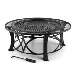Ronda Feuerschale Ø95cm Grill Feuerstelle Funkenschutz Stahl Brüniert 13 Ronda Feuerschale Ø95cm Grill Feuerstelle Funkenschutz Stahl Brüniert -Heimladen 10028583 yy 0005 titel 05 Blumfeldt Ronda Feuerschale 95cm Grill