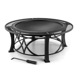 Ronda Feuerschale Ø95cm Grill Feuerstelle Funkenschutz Stahl Brüniert 15 Ronda Feuerschale Ø95cm Grill Feuerstelle Funkenschutz Stahl Brüniert -Heimladen 10028583 yy 0007 titel 07 Blumfeldt Ronda Feuerschale 95cm Grill