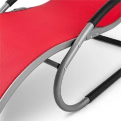 Sunwave Gartenliege Liegestuhl Schwingliege Relax Aluminium Rot -Heimladen 10028707 yy 0007 detail 06 Blumfeldt Sunwave Gartenliege