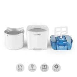 Creamberry Eiscremebereiter Flaschenkühler Frozen Yogurt 1,5l Weiß -Heimladen 10028925 yy 0003 logo Klarstein Creamberry Eisbereiter reedit