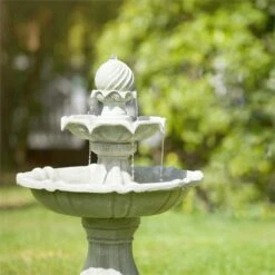 Vogelsbrunn Springbrunnen 60x90cm 3W Solar Akku Beton-Optik -Heimladen 10029039 yy 0004 ambient Blumfeldt Vogelsbrunn Zierbrunnen Solar reedit v2