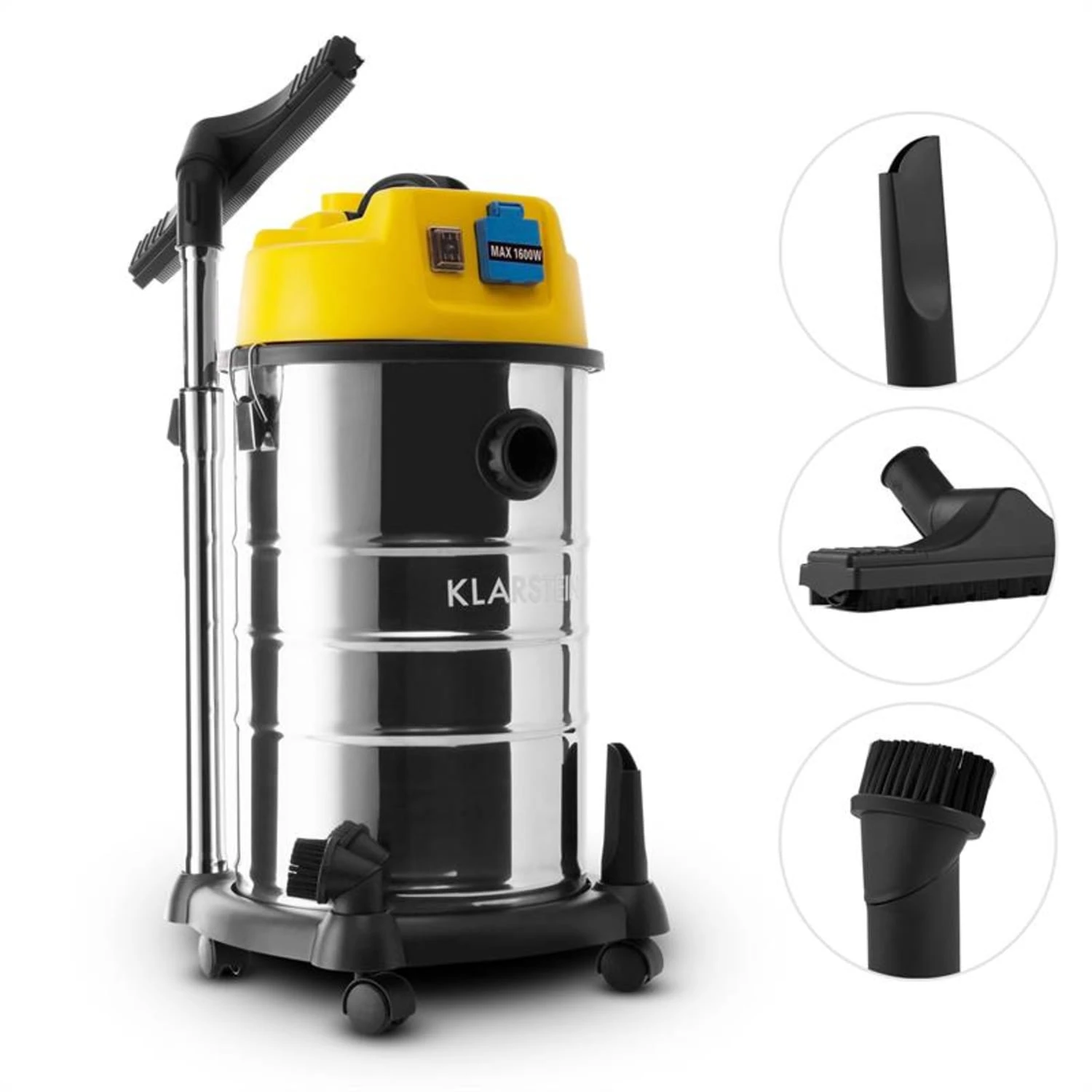 Reinraum Nass-Trocken-Sauger Industriesauger 1800W 30l Steckdose 5 Reinraum Nass-Trocken-Sauger Industriesauger 1800W 30l Steckdose – Bild 3