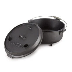 Hotrod 145 Dutch Oven BBQ-Topf 12 Qt / 11,4 Liter Gusseisen Schwarz -Heimladen 10029168 yy 0005 logo