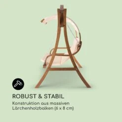 Maui Hollywoodschaukel 110 Cm 2-Sitzer Sonnensegel Polyester Lärche -Heimladen 10029199 de 0003 logo