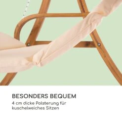 Maui Hollywoodschaukel 110 Cm 2-Sitzer Sonnensegel Polyester Lärche -Heimladen 10029199 de 0005 logo