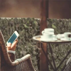 Fency Dark Leaf Sichtschutzzaun Windschutz 300x100 Cm Dunkelgrün Mix -Heimladen 10029248 yy 0004 ambient Blumfeldt Fency Dark Leaf Sichtschutz