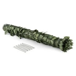 Fency Dark Leaf Sichtschutzzaun Windschutz 300x150 Cm Dunkelgrün Mix -Heimladen 10029249 yy 0006 titel Blumfeldt Fency Dark Leaf Sichtschutz