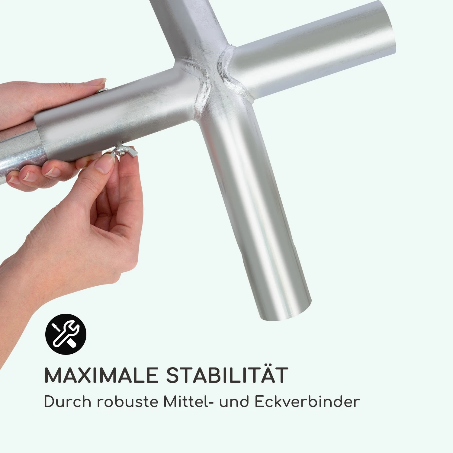 Sommerfest 4x8m 500 G/m² Partyzelt Festzelt PVC Wasserdicht Feuerfest 8 Sommerfest 4x8m 500 G/m² Partyzelt Festzelt PVC Wasserdicht Feuerfest – Bild 6