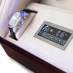 Klingenthal Uhrenbeweger Rechts-Links-Lauf Bis 2200U/d 12 Uhren RGB-LED Touch Abschließbar -Heimladen 10029479 yy 0006 logo