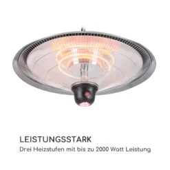 Heizsporn Deckenheizstrahler 60,5 Cm (Ø) LED-Lampe Fernbedienung -Heimladen 10029717 de 0003 logo