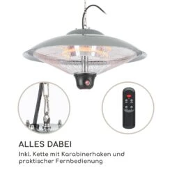 Heizsporn Deckenheizstrahler 60,5 Cm (Ø) LED-Lampe Fernbedienung -Heimladen 10029717 de 0006 logo