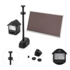 Wasserwerk 250 Wasserpumpe Solar Springbrunnen 250 L/h LED Akku -Heimladen 10029901 yy 0005 titel Blumfeldt Wasserwerk 250 Solar Springbrunnen LED