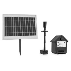 Wasserwerk 500 Wasserpumpe Solar Springbrunnen 500 L/h LED Akku -Heimladen 10029902 yy 0004 front Blumfeldt Wasserwerk 500 Solar Springbrunnen LED