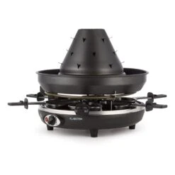 Taste Volcano Tartarengrill Raclettegrill 1500 W 6 Personen Schwarz -Heimladen 10030307 yy 0007 front Klarstein Tataren Grill Raclette Grill