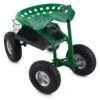 Waldbeck Park Ranger Gartensitz 130 Kg Fahrbar Ablage Stahl Grün -Heimladen 10030404 yy 0001 titel Waldbeck four wheel garden seat