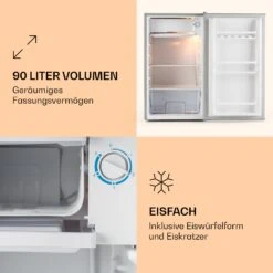 Alleinversorger Kühlschrank 91 Liter 2 Ebenen Thermostat Eisfach 10 Alleinversorger Kühlschrank 91 Liter 2 Ebenen Thermostat Eisfach -Heimladen 10030524 de 0003 logo