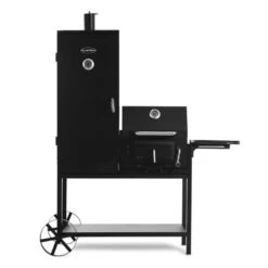 Fleischbrocken Holzkohlegrill Smoker Räucherofen BBQ-Grill Schwarz 12 Fleischbrocken Holzkohlegrill Smoker Räucherofen BBQ-Grill Schwarz -Heimladen 10030554 yy 0004 detail Professional charcoal grill and smoker