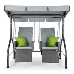 Concordia Hollywoodschaukel Gartenschaukel 185 Cm 2 Sitze Sonnendach -Heimladen 10030566 yy 0003 detail Blumfeldt Concordia Hollywoodschaukel