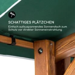 Aruba Hollywoodschaukel Gartenschaukel 130 Cm 2-Sitzer Massivholz -Heimladen 10030685 de 0007 logo