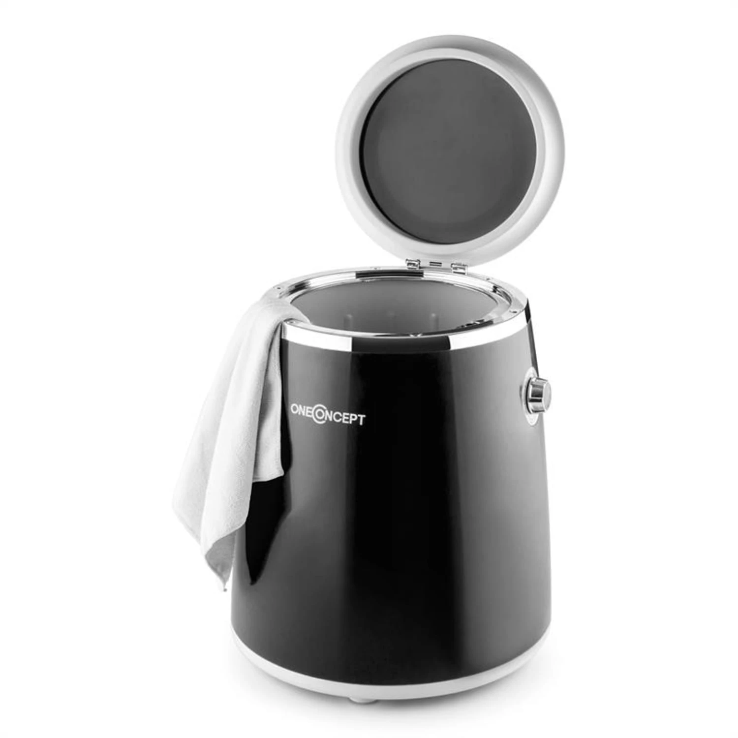 Ecowash-Pico Mini-Waschmaschine Schleuderfunktion 3,5 Kg 380W Schwarz 4 Ecowash-Pico Mini-Waschmaschine Schleuderfunktion 3,5 Kg 380W Schwarz – Bild 2